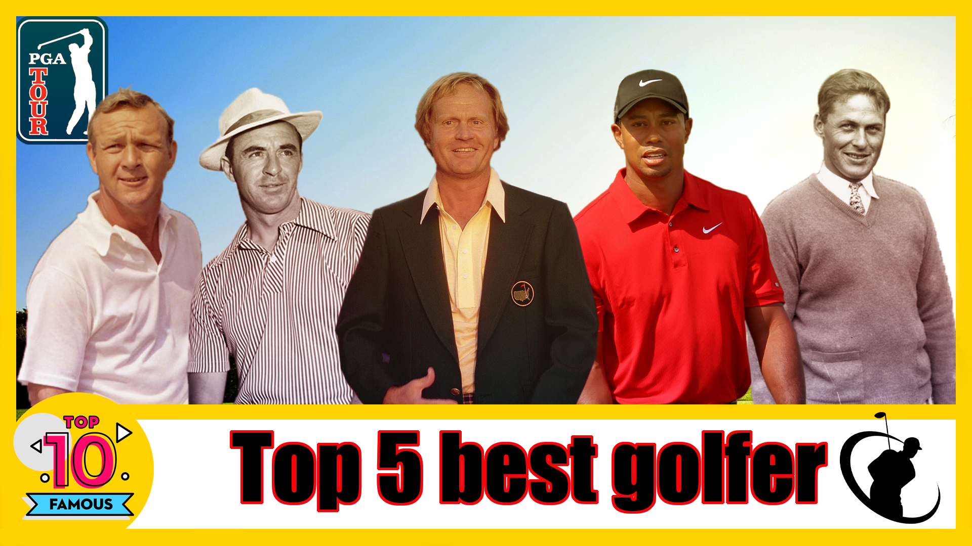 Top 5 best golfers ever TopTenFamous.co