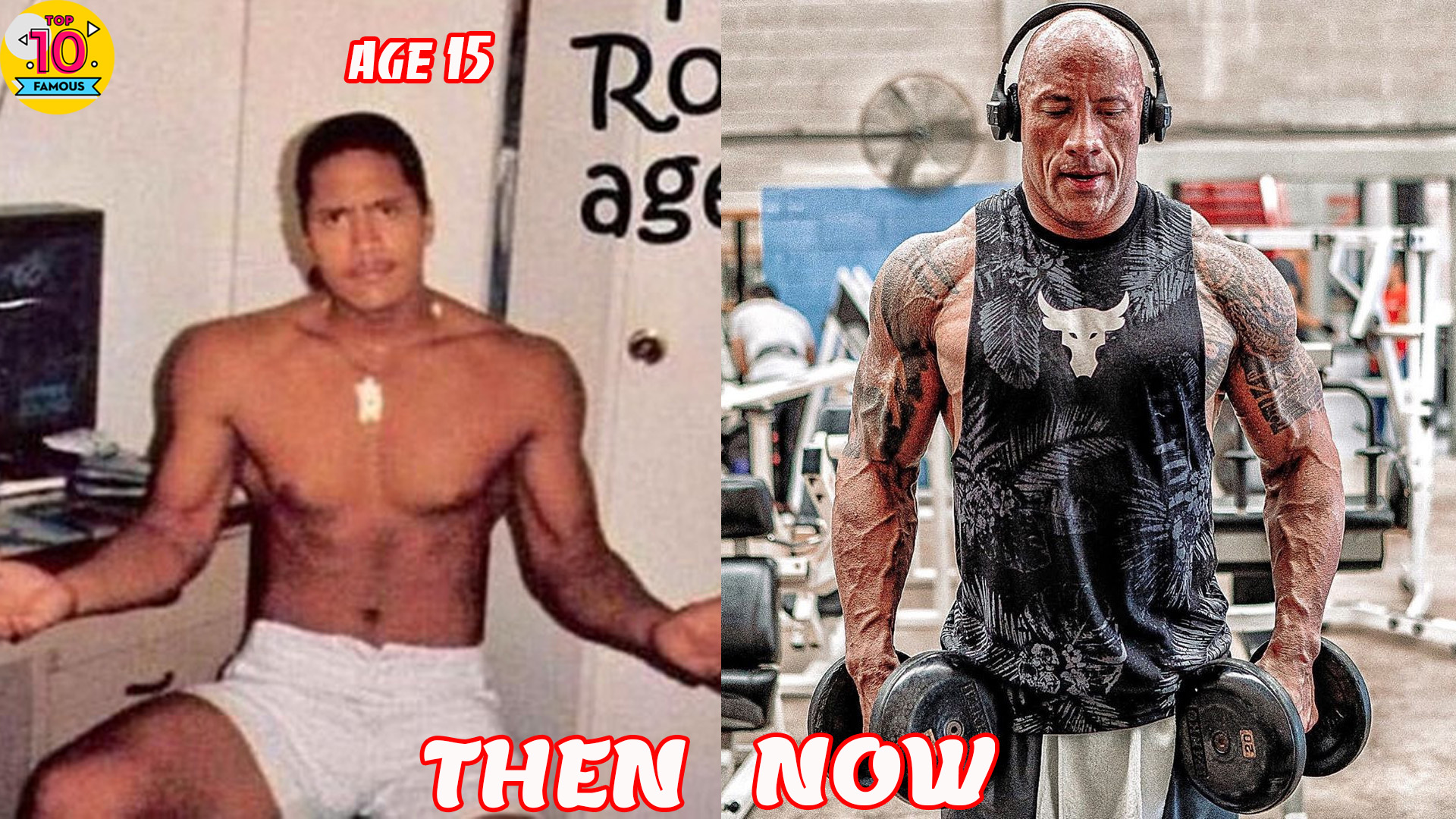 Dwayne Johnson - The Rock then and now - Lifestyle