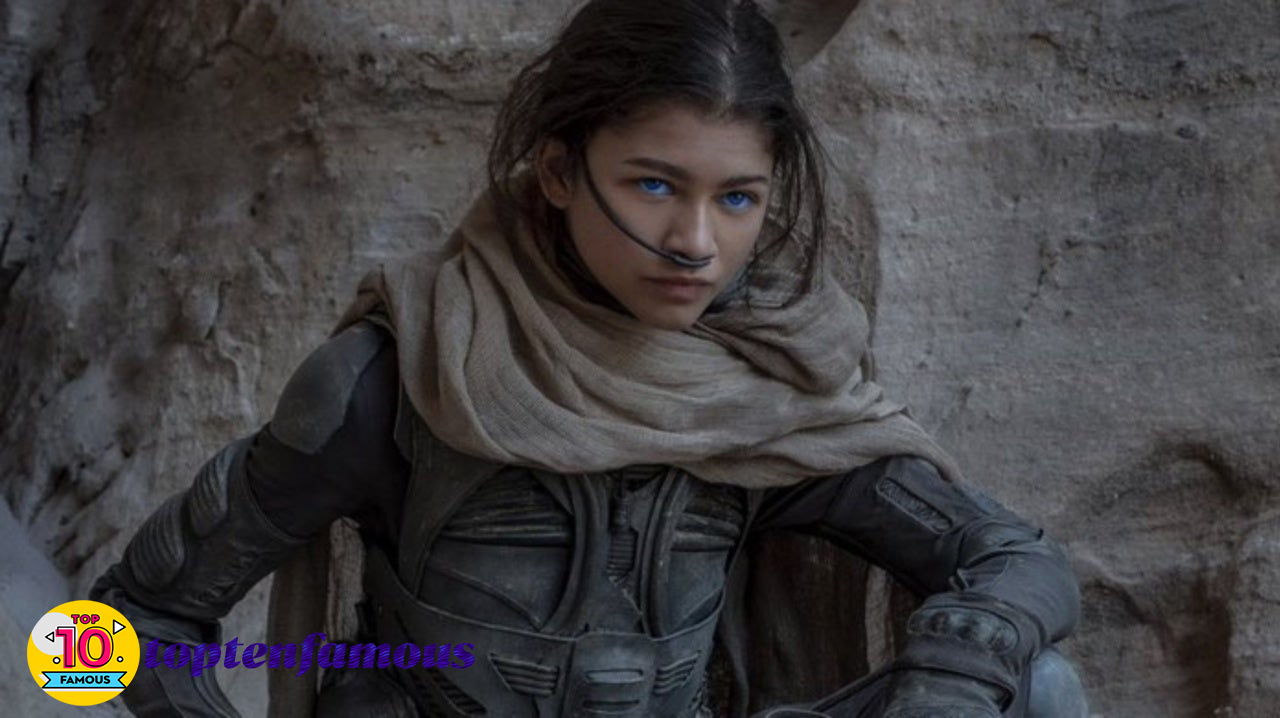 Zendaya and some first image of the hardness condition filming of Dune