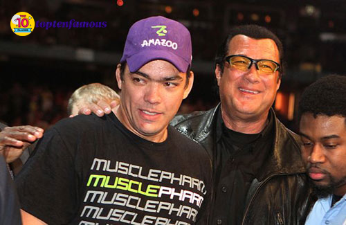 UFC champion Lyoto Machida (left) also couldn't fight the actor's hand-to-hand