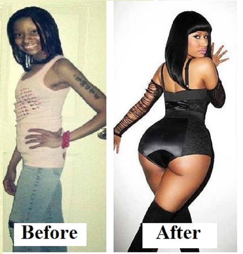 nicki minaj young body