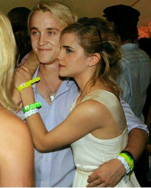 Emma Watson and Tom Felton